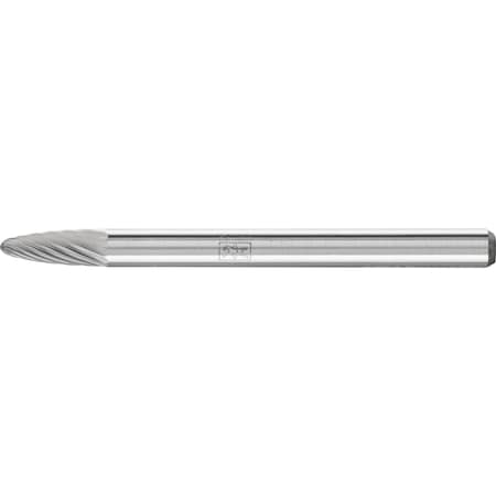 Pferd Carbide Bur - Tree Shape, SGL Cut - 1/8" x 1/4" x 1/8" Shank - SF-41 23301
